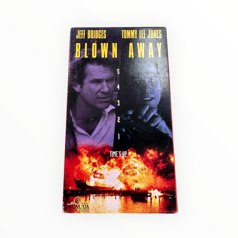 Blown‎ Away VHS 1994 Jeff Bridges Tommy Lee Jones Action Thriller MGM M904807